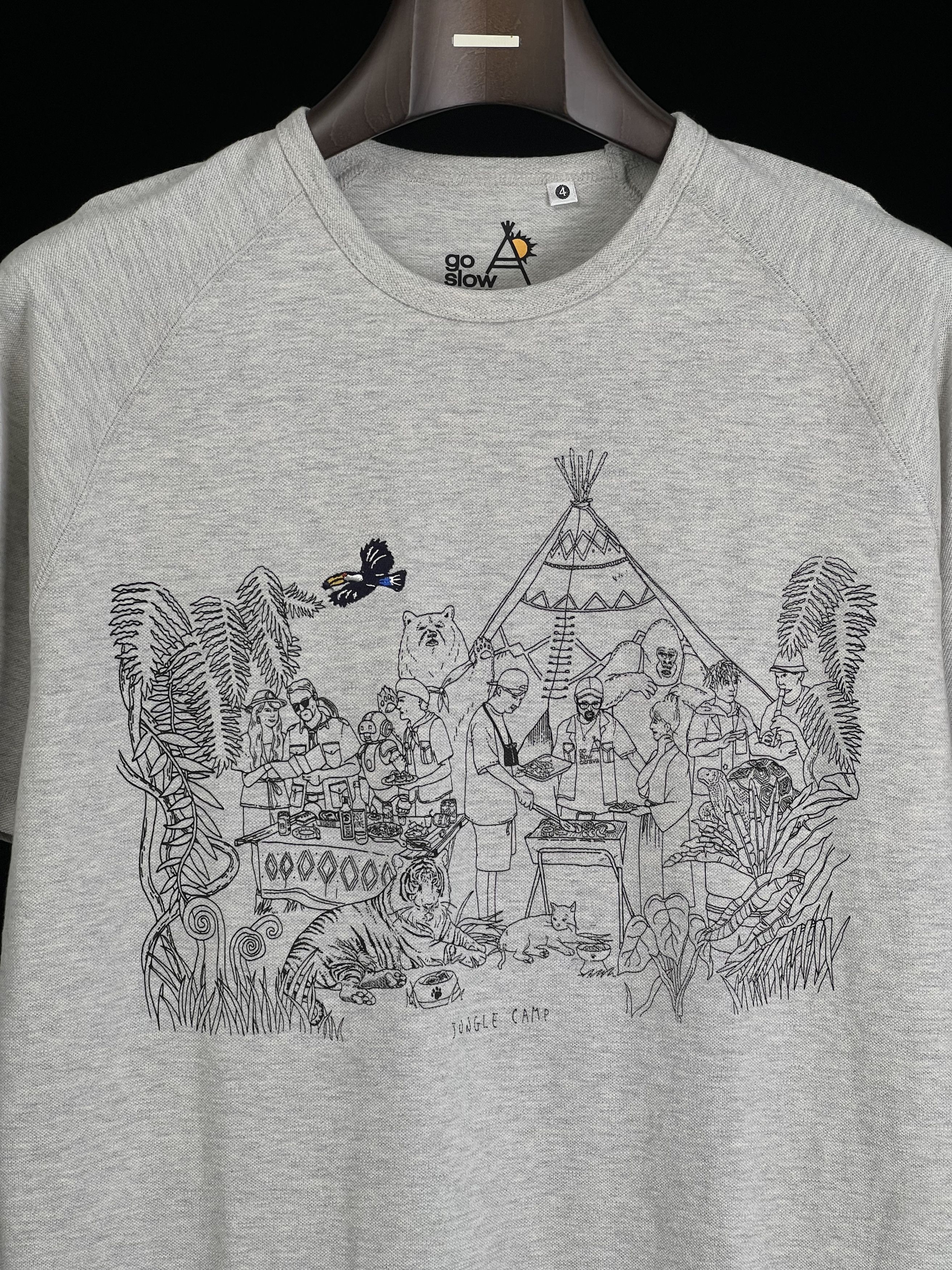 go slow caravan UNWORN Go Slow Caravan JUNGLE CAMP Tee Size 4 Size US XL / EU 56 / 4 - 2 Thumbnail