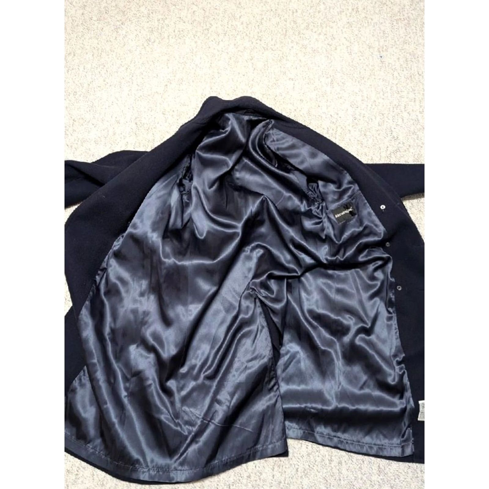 Doublet VINTAGE Stratojac OVERCOAT Navy Blue Wool Double Breasted Long Coat M Chest 40 Navy Mens Size US M / EU 48-50 / 2 - 6 Thumbnail