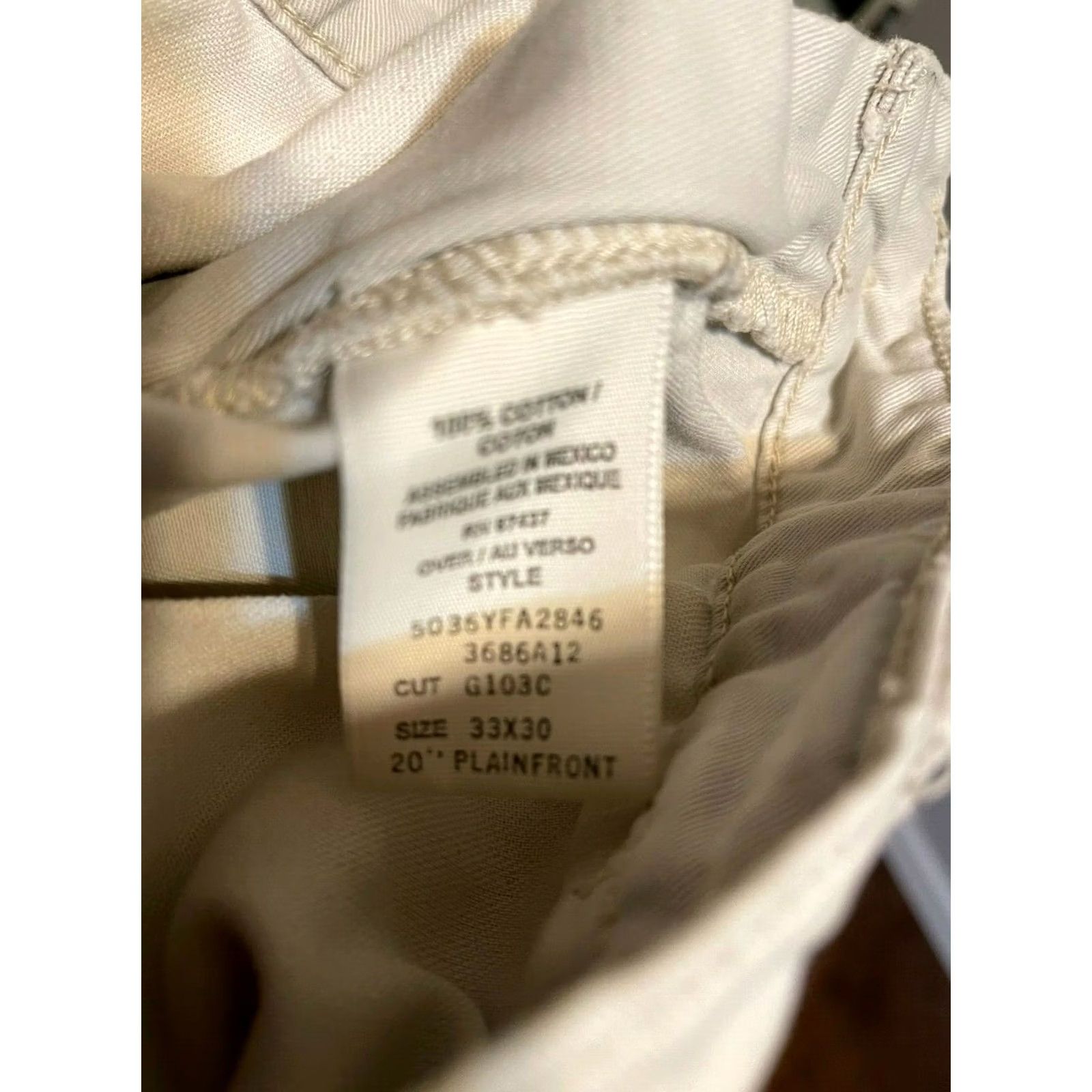 Polo Ralph Lauren VINTAGE Polo Ralph Lauren Chino Pants Beige Khaki Men's 33x30 Flat Front Size US XS / EU 42 / 0 - 5 Thumbnail