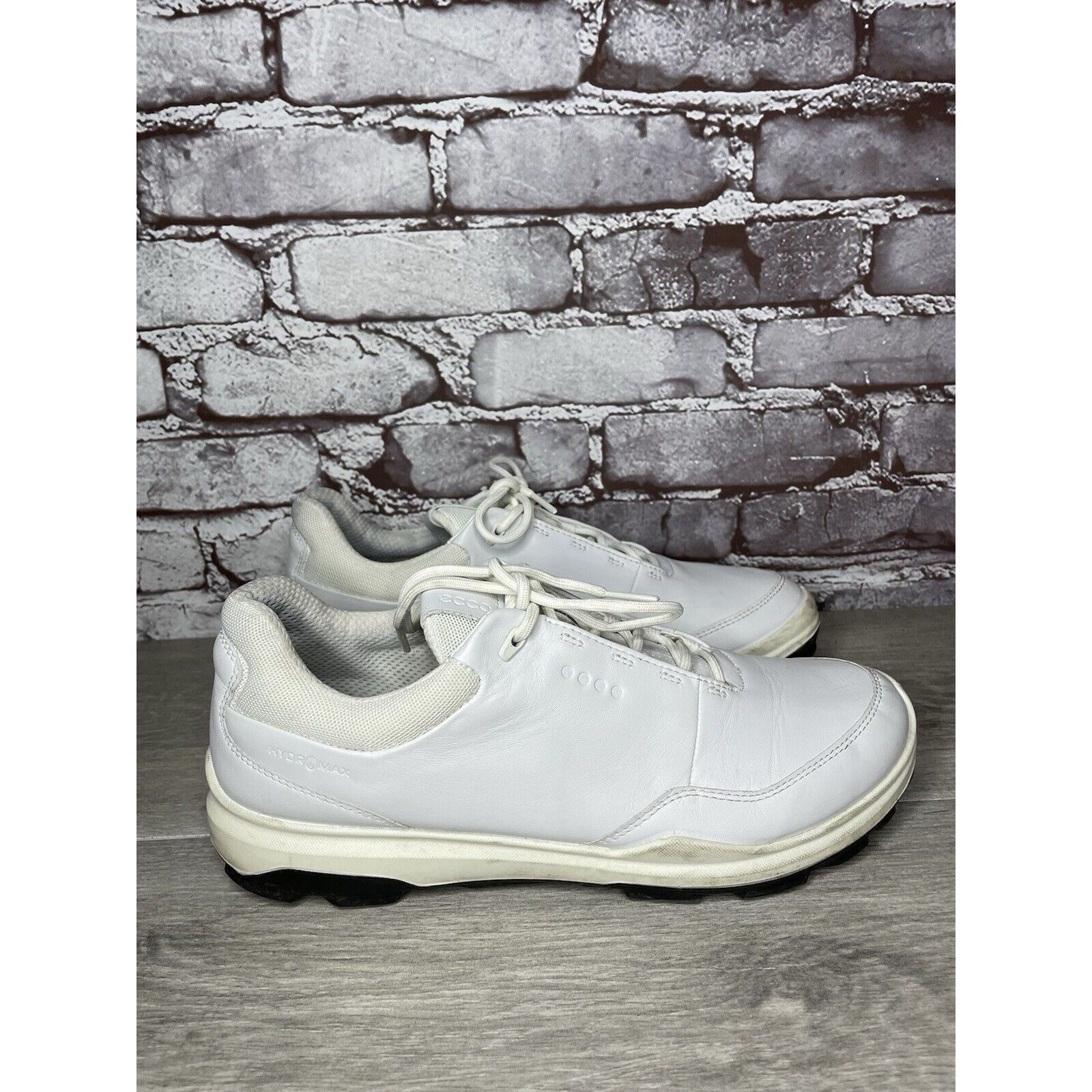 Ecco ECCO White Leather Lace Up Casual Spikeless Golf Shoes Men S Size US 9 / EU 42 - 21 Thumbnail