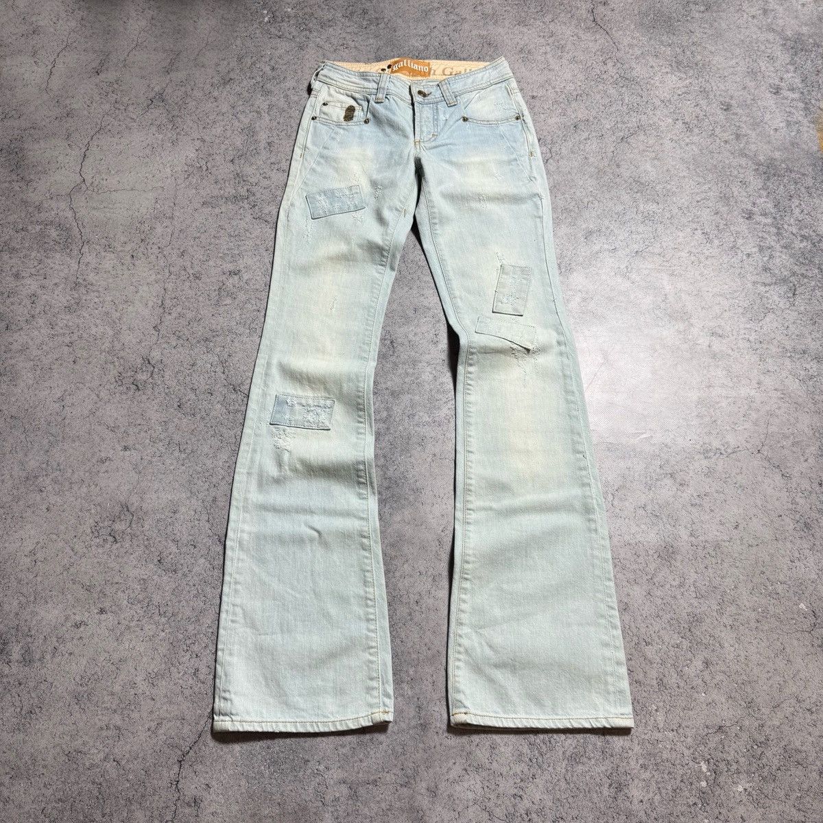 John Galliano NEW Galliano Y2K 00s Flared Jeans | Grailed