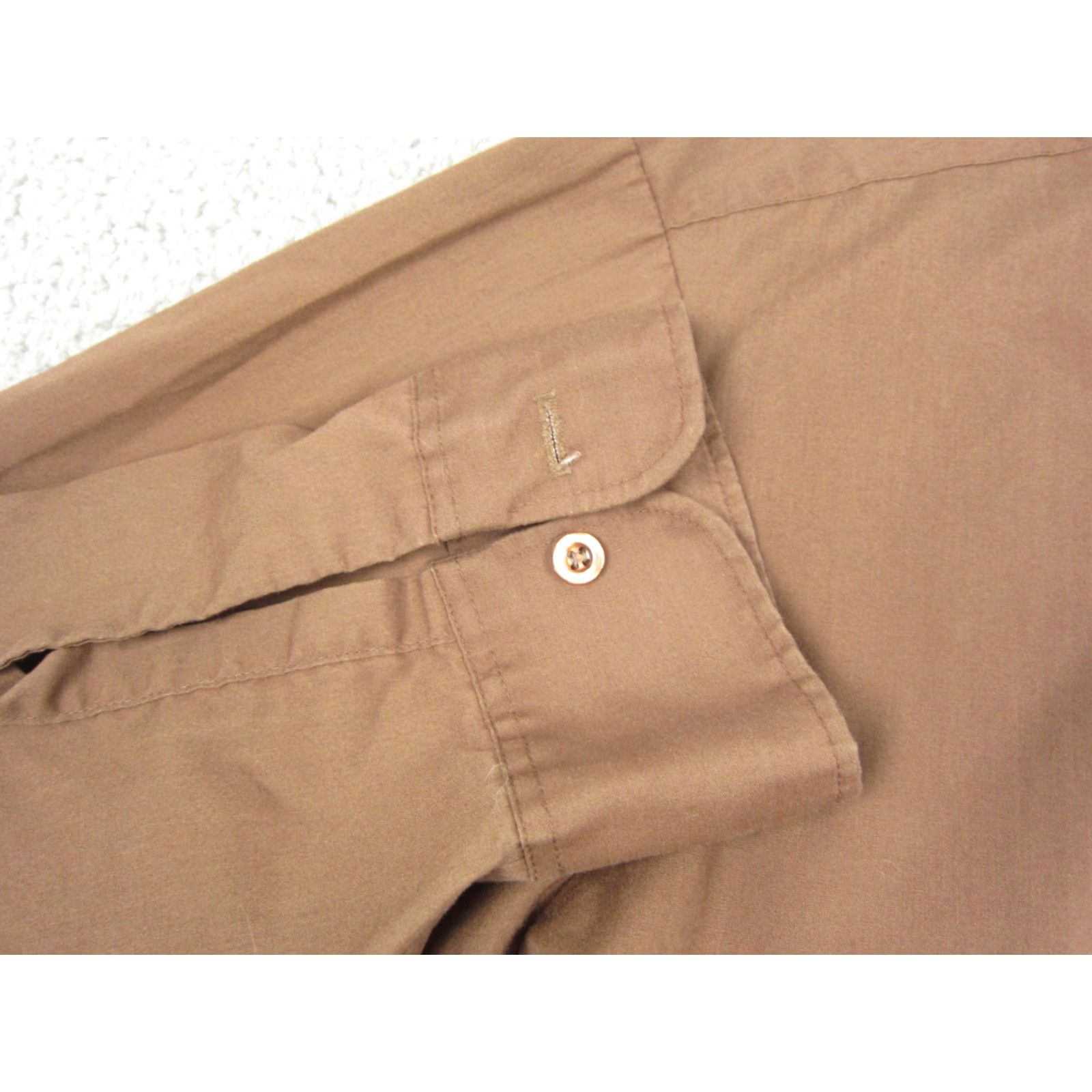 Vintage VINTAGE Career Club Shirt Mens 17 Extra Large Brown Made in USA Disco 70s Shirts Size US XL / EU 56 / 4 - 6 Thumbnail