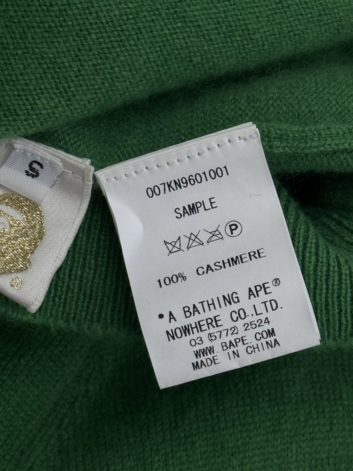 Bape Bape Pure Cashmere Sweater Jumper Size US S / EU 44-46 / 1 - 10 Thumbnail
