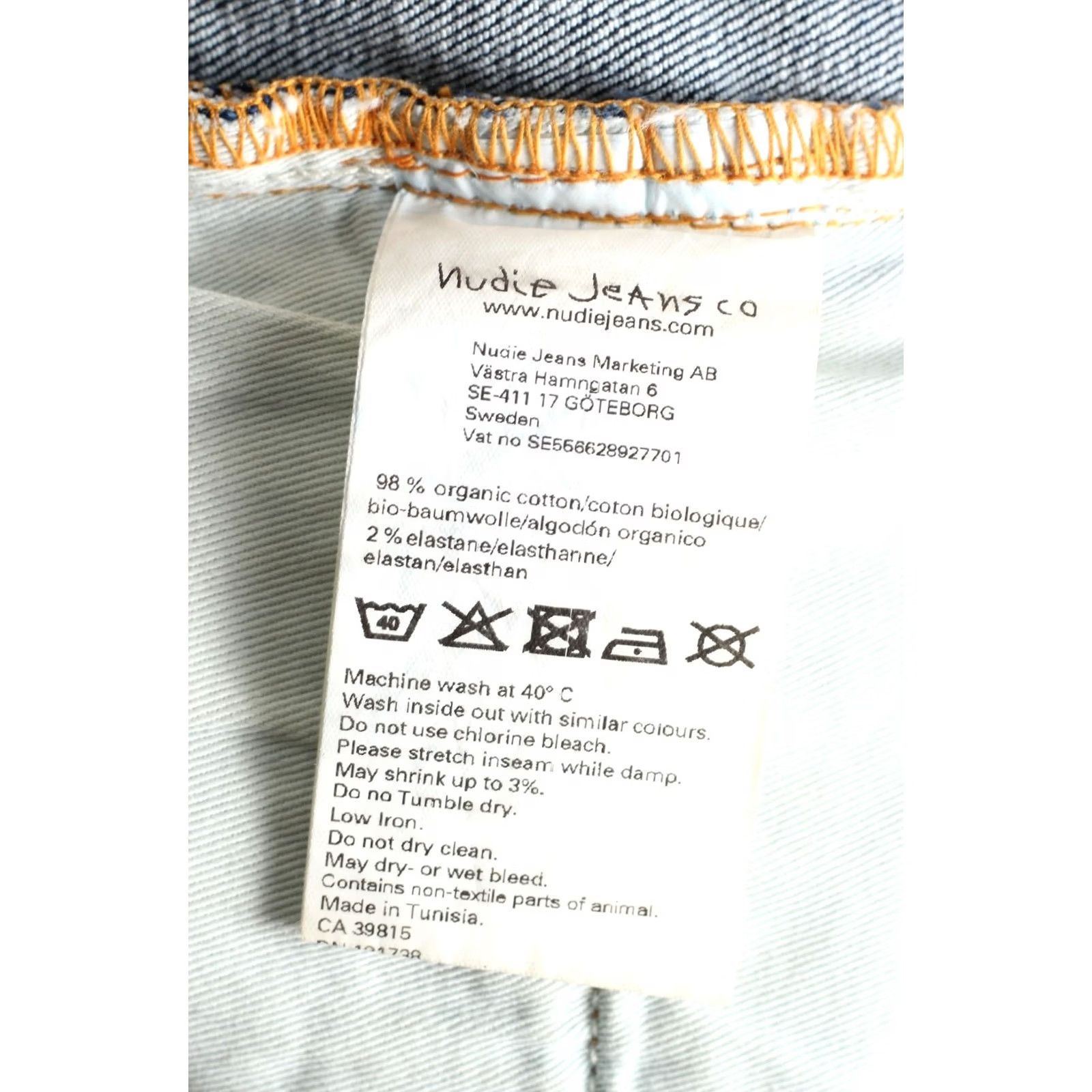 Nudie Jeans NUDIE JEANS SKINNY LIN FLAT LOVE Stretch Jeans Men 30/32 DZ7279 Blue Denim Slim Mid 90s Theme Mens Size US 30 / EU 46 - 8 Thumbnail