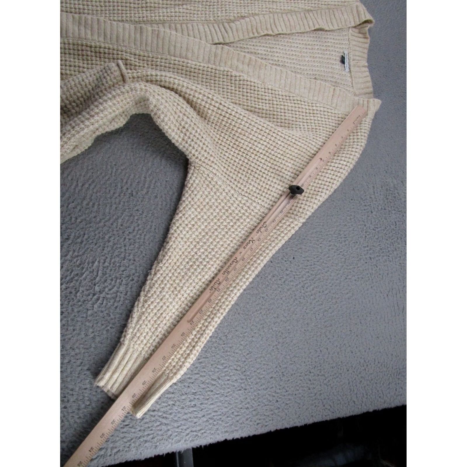 American Eagle Outfitters American Eagle Outfitters Cardigan Sweater Open Front Knit Long Sleeve Size 2XL Beige Womens Winter Fall Socks Size XXL / US 16-18 / IT 52-54 - 7 Thumbnail
