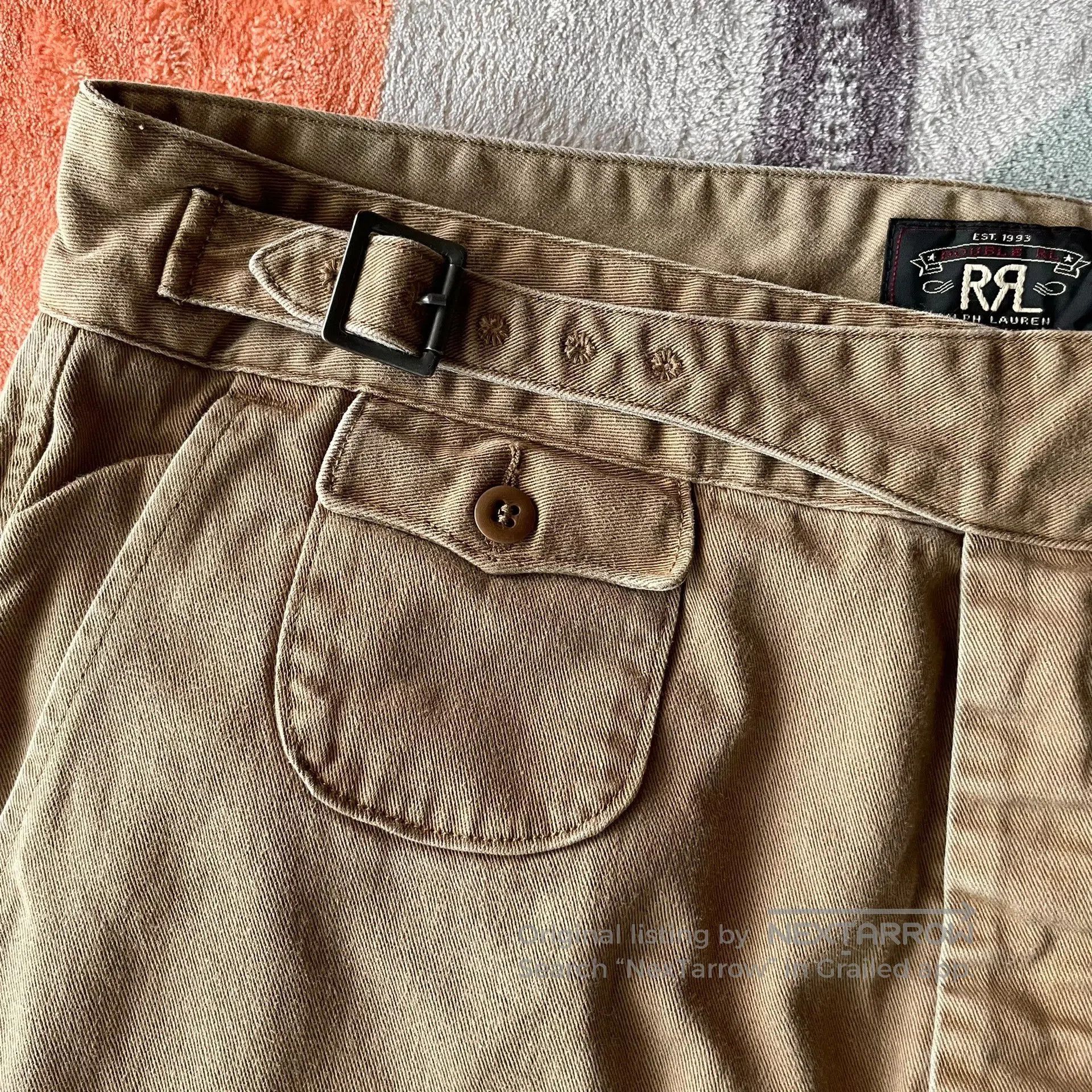 RRL Ralph Lauren RRL Ralph Lauren Khaki Gurkha Officer Pants. Size US 36 / EU 52 - 4 Thumbnail