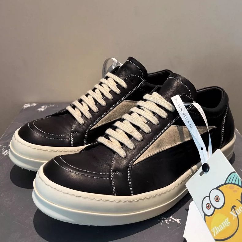 Rick Owens rick owens Cowhide classic low-top ro vans skateboard shoes Size US 9 / EU 42 - 2 Thumbnail