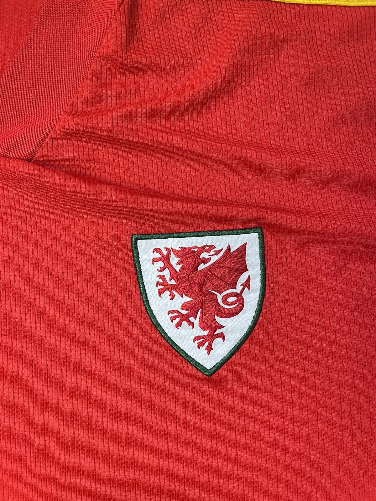 Adidas Wales 2020/2022 Home Football Shirt Soccer Jersey Size US XXL / EU 58 / 5 - 5 Thumbnail