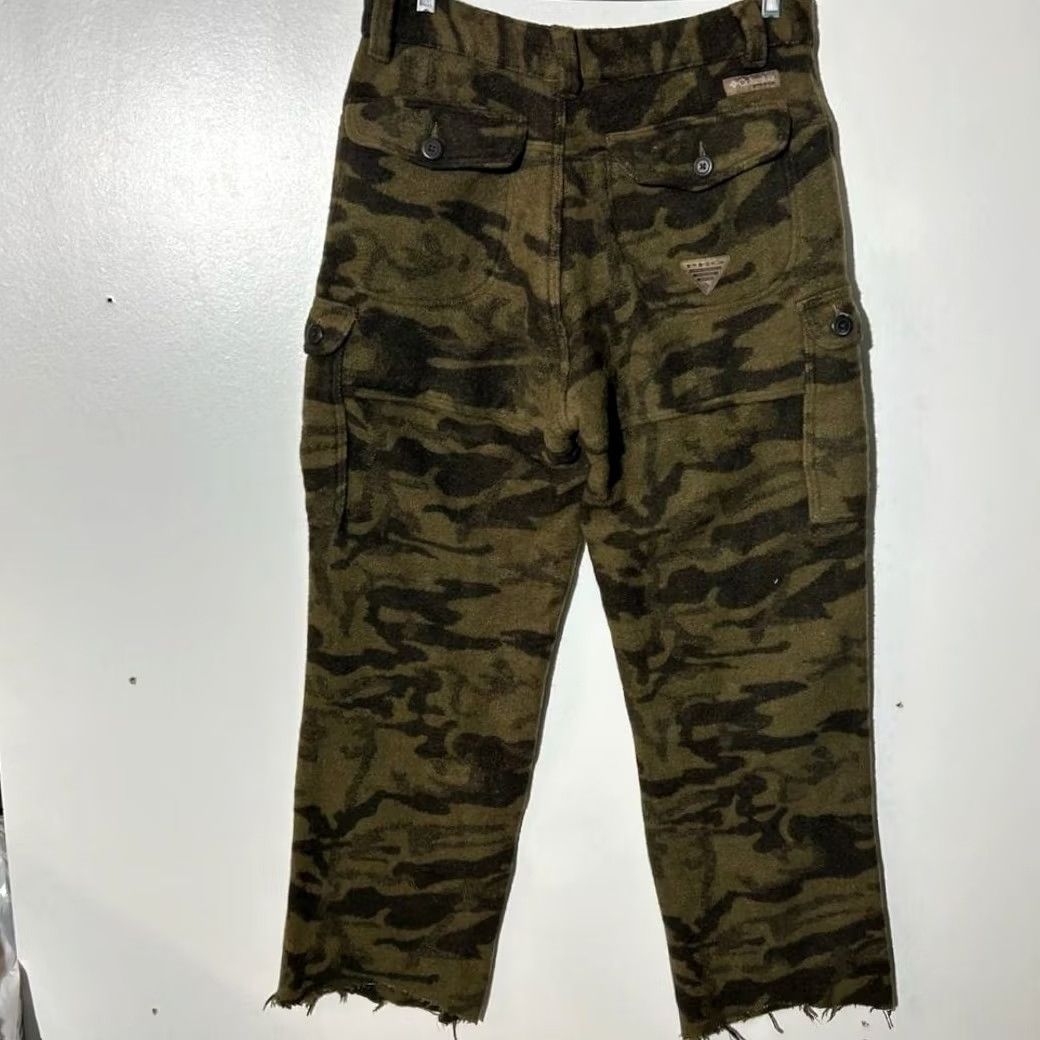 Vintage Columbia Gallatin Range Monarch Pass Wool Blend Outfitter Brown Camo Pants 34W Size US 34 / EU 50 - 5 Thumbnail