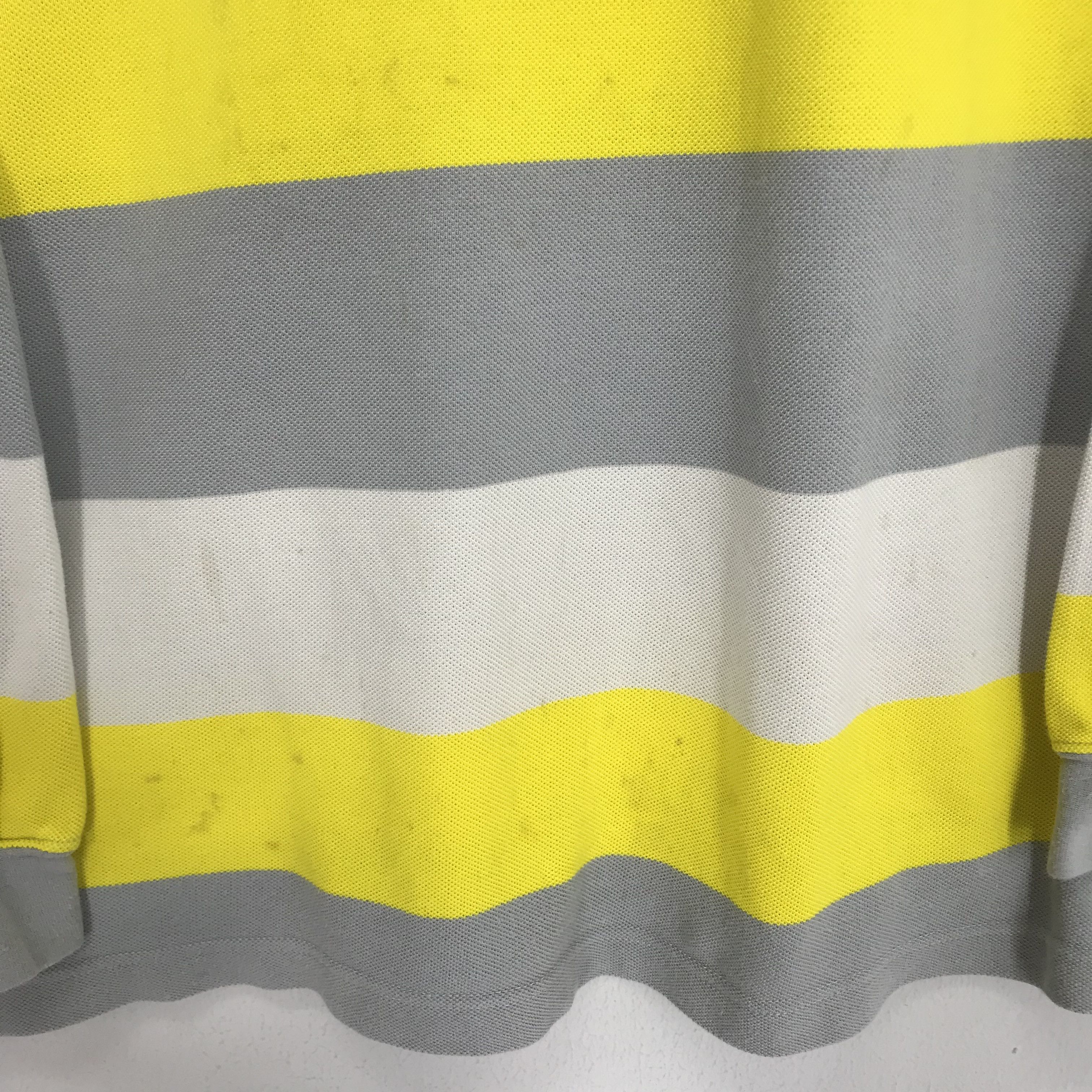 Lacoste Vintage Lacoste Stripes Polo Shirt Rugby Big Stripes Size US L / EU 52-54 / 3 - 6 Thumbnail