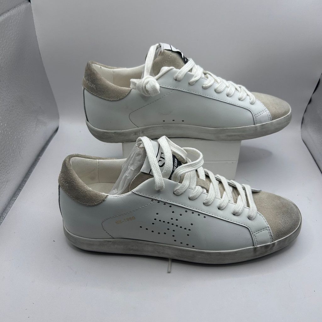 Sam Edelman Women's Sam Edelman Leather Sneakers,White, 6M Size US 6 / IT 36 - 1 Thumbnail