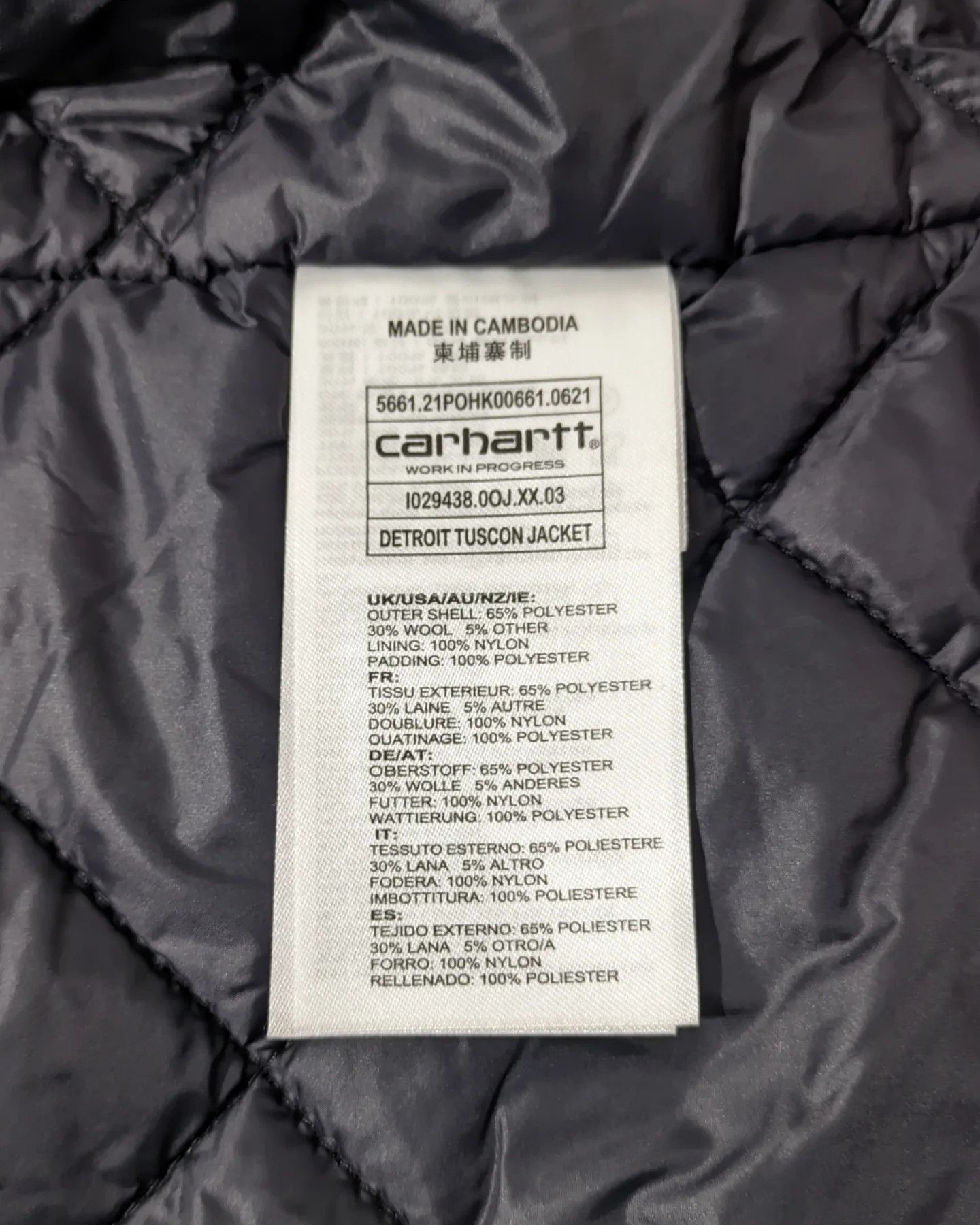 Carhartt Wip × Vintage CARHARTT WIP DETROIT TUSCON JACKET Size US M / EU 48-50 / 2 - 3 Thumbnail