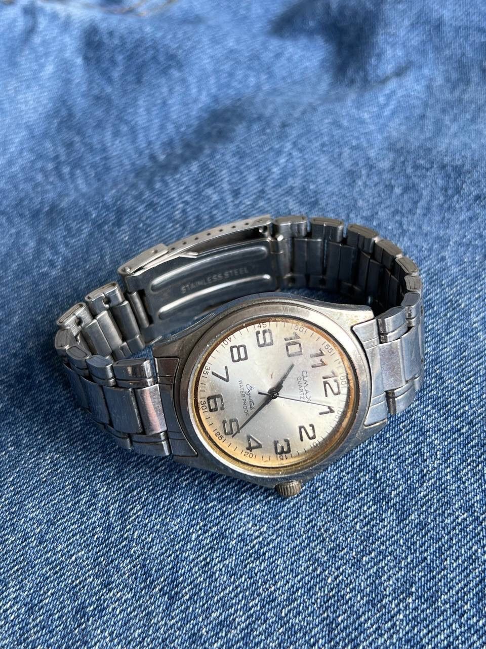 Japanese Brand × Vintage Omax vintage Chunky watch futuristic bracelet Watches Japan Size ONE SIZE - 2 Thumbnail