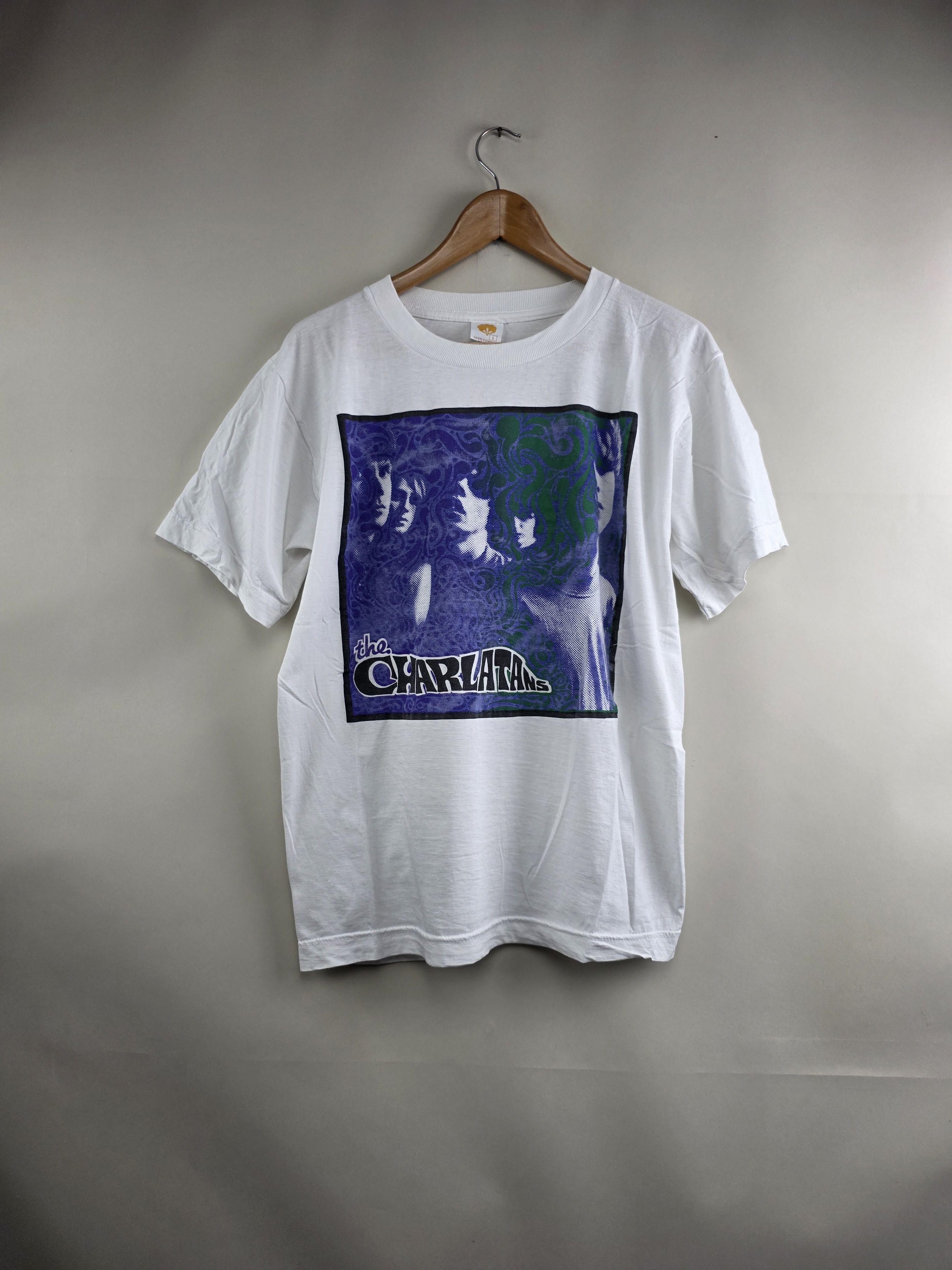 Band Tees 90s The Charlatans Dead Dead Good L 20.5" 27" Size US L / EU 52-54 / 3 - 1 Thumbnail