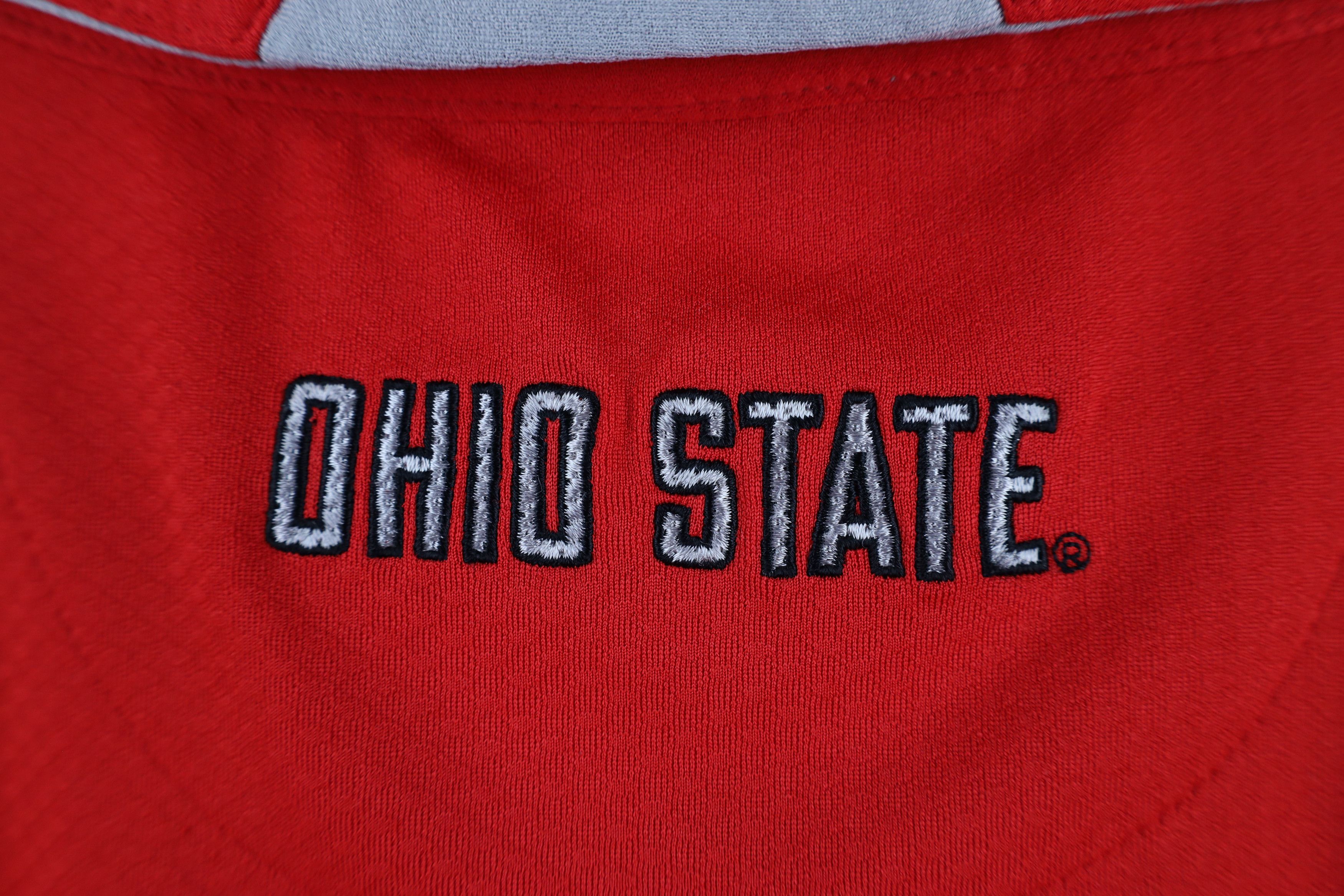 Nike × Vintage Vintage Nike Mini Swoosh Ohio State University Polo Shirt Size US XL / EU 56 / 4 - 11 Thumbnail