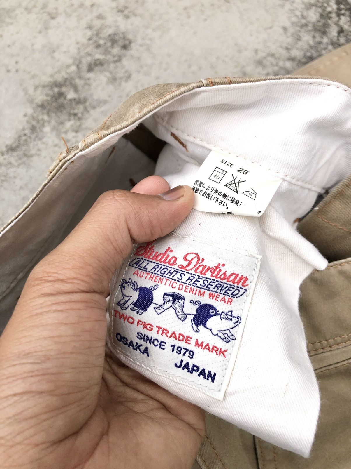 Studio D'Artisan CHINOS PANT BY STUDIO D ARTISAN Size US 28 / EU 44 - 5 Thumbnail