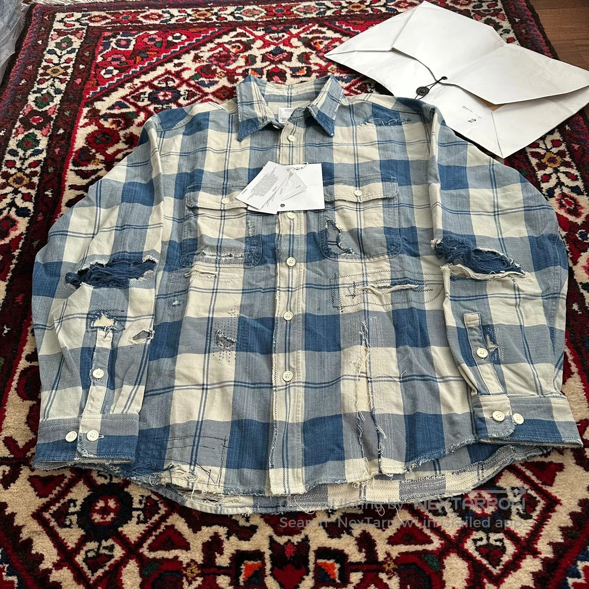 Visvim VISVIM 21SS LUMBER CHECK L/S CRASH. Size US M / EU 48-50 / 2 - 3 Thumbnail