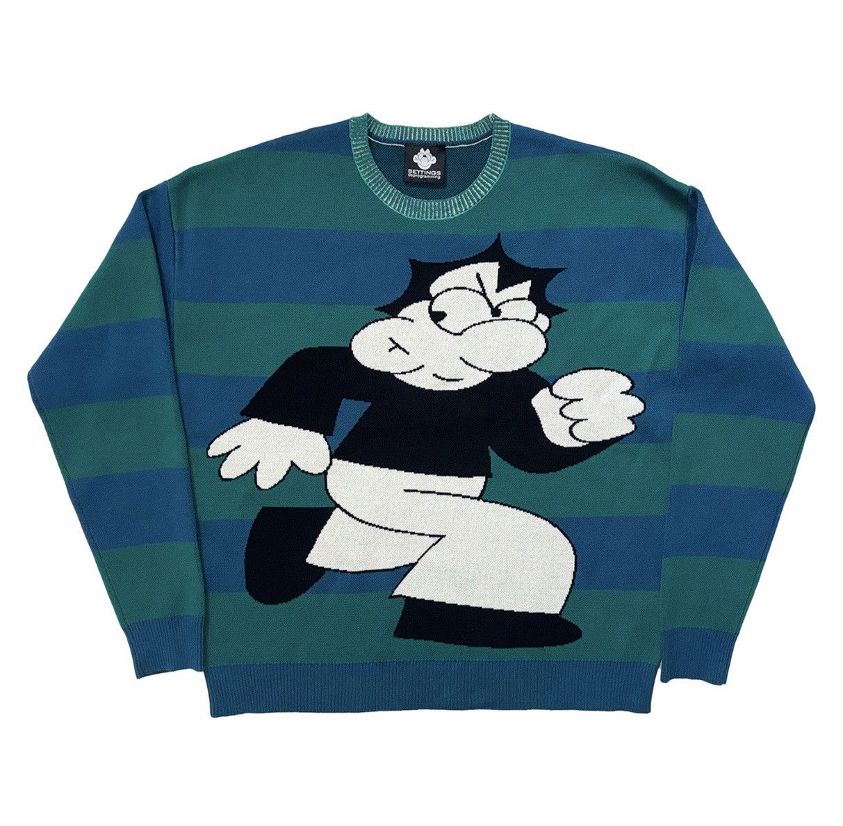 Atticus Atticus Multicolor Run Sweater Size US XL / EU 56 / 4 - 1 Thumbnail
