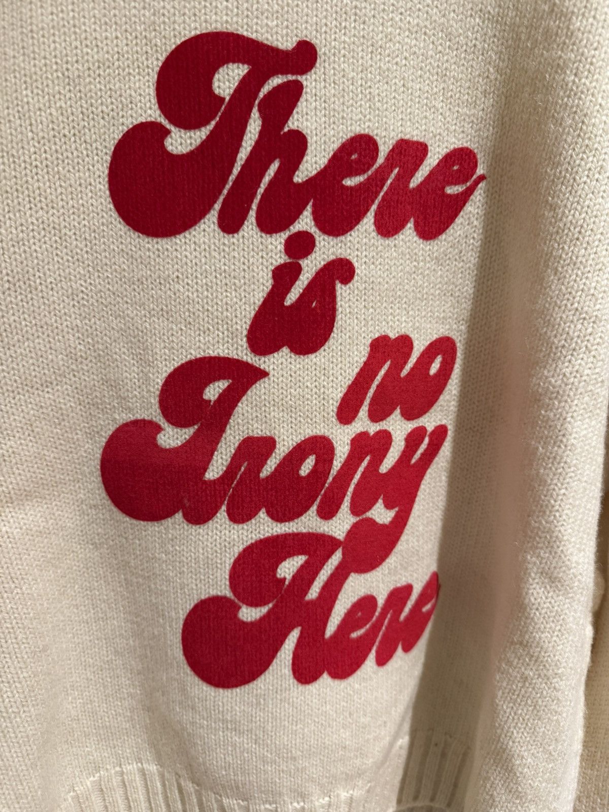 Celine SS20 Celine Hedi David Kramer irony sweater cashmere XL logo Size US XL / EU 56 / 4 - 2 Thumbnail
