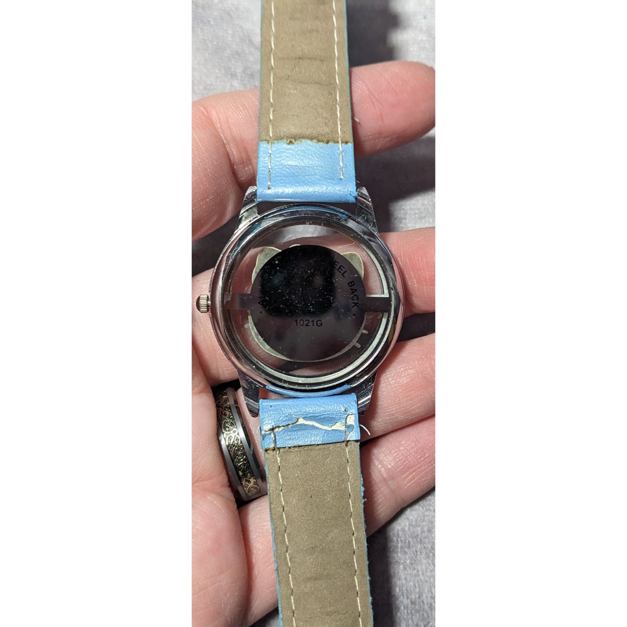 Other Kidcore Hello Kitty Blue And Silver Analog Watch Size ONE SIZE - 2 Thumbnail