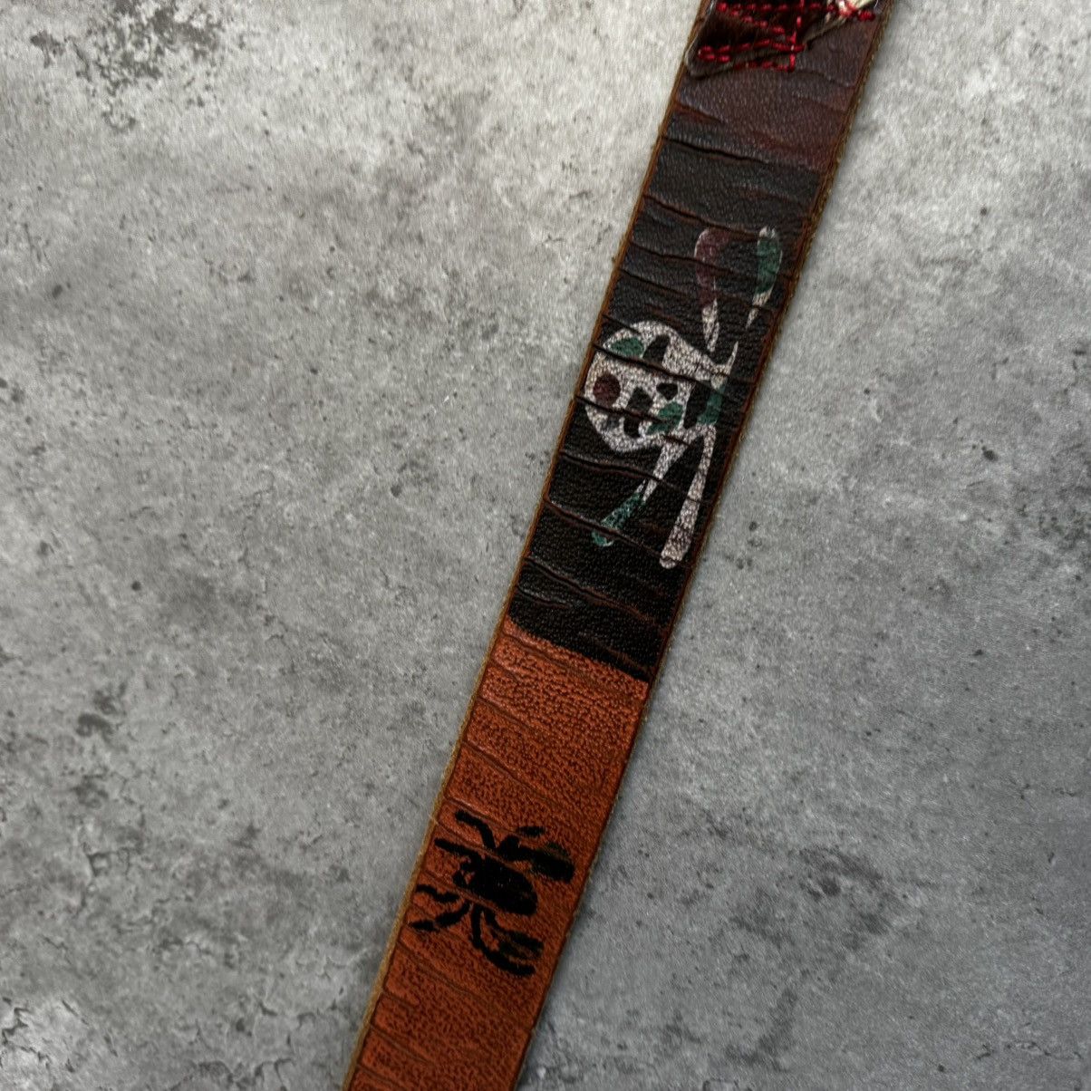 Leather Art Classic Leather Avant Garde Belt Hand Made in Italy Size ONE SIZE - 10 Thumbnail