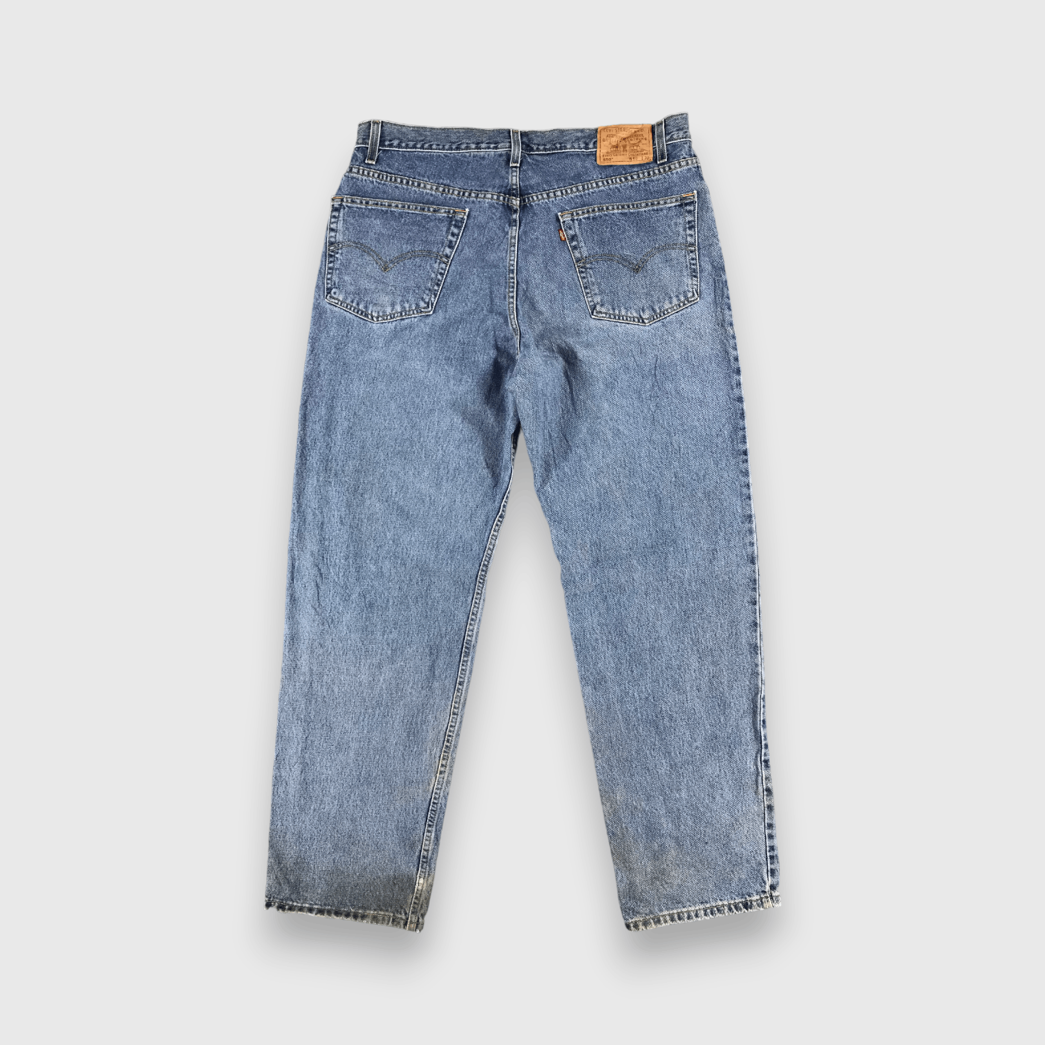 Levi's levis 550 Vintage Jeans Faded Blue Denim-J1015 Size US 39 - 2 Thumbnail