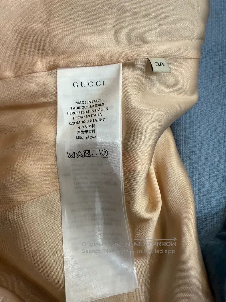 Gucci Gucci Blue velvet stitched suit jacket Size XS / US 0-2 / IT 36-38 - 5 Thumbnail