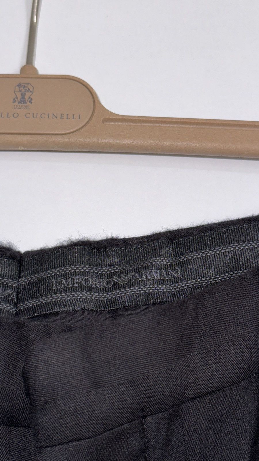 Emporio Armani Emporio Armani Wool Trousers Size US 36 / EU 52 - 4 Thumbnail