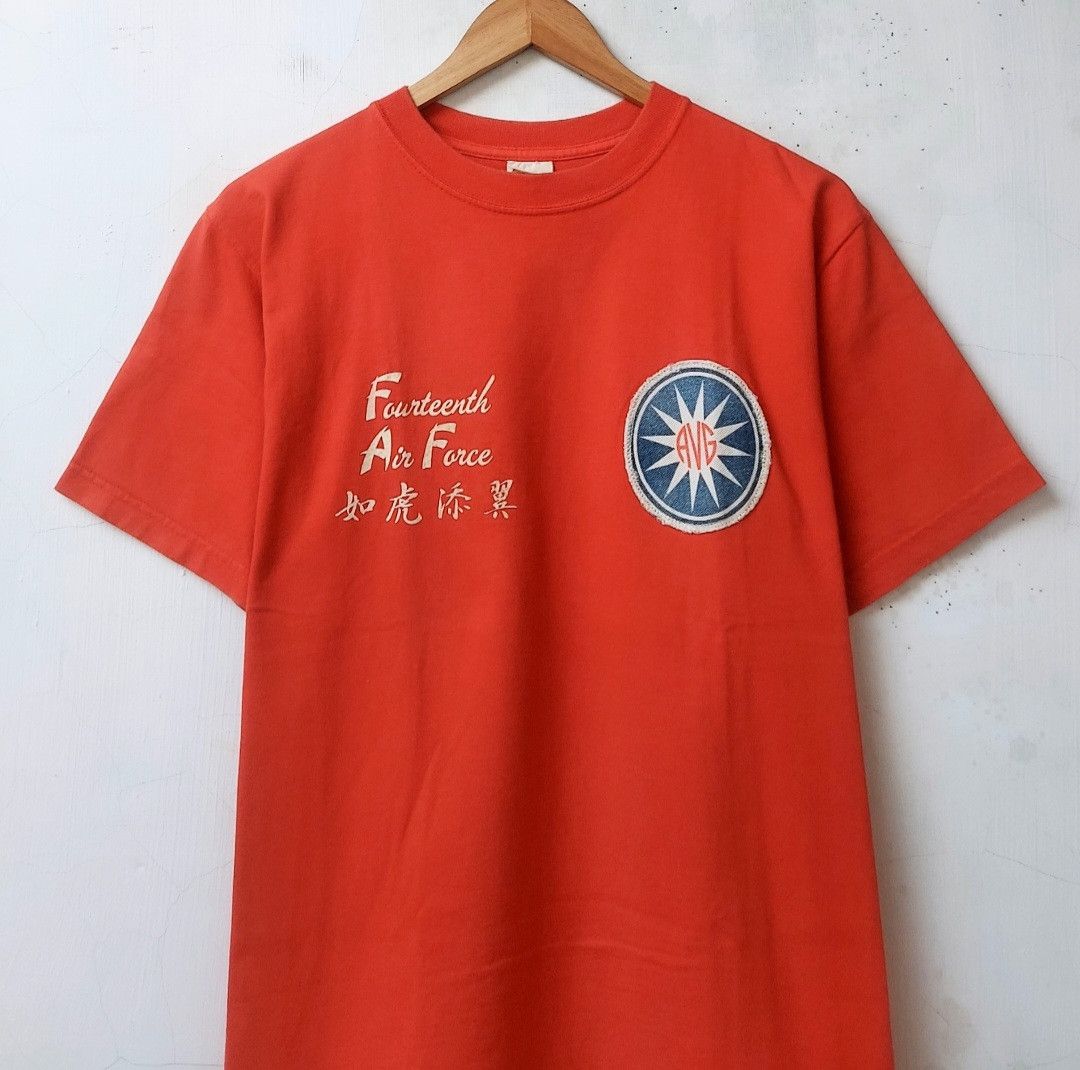 Buzz Rickson's × Vintage Vtg Buzz Ricksons 23rd Fighter Tshirt Size US S / EU 44-46 / 1 - 3 Thumbnail
