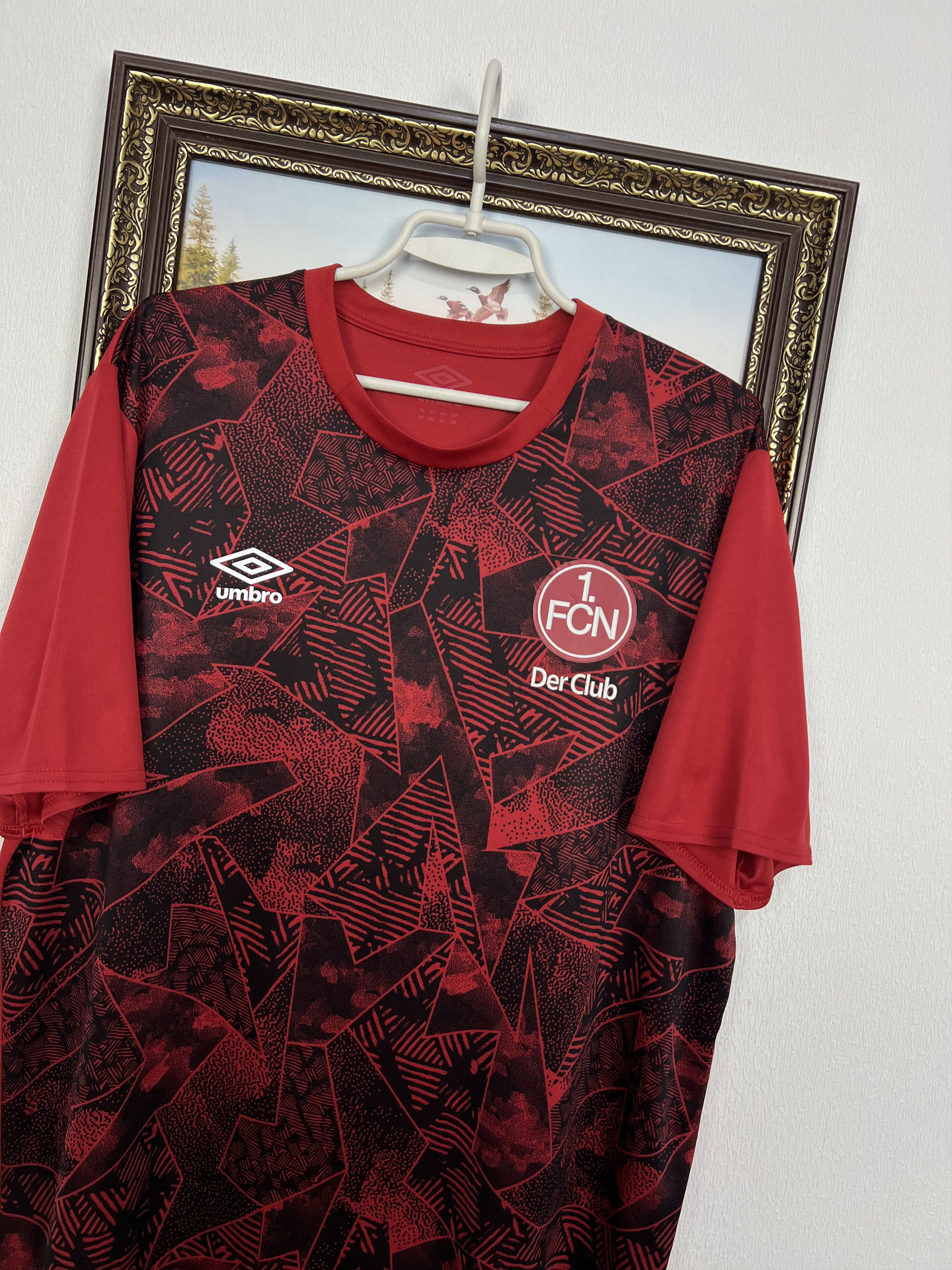 Umbro Nurnberg Football Train Shirt Soccer Jersey Sport Trikot Size US XXL / EU 58 / 5 - 3 Thumbnail