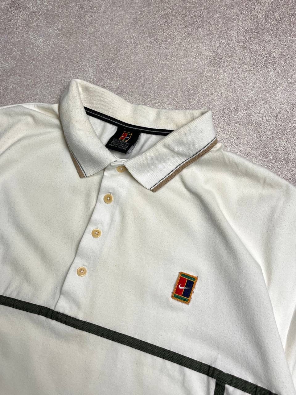 Nike VINTAGE 90s NIKE CHALLENGE COURT ANDRE AGASSI SHIRT Y2K XL Size US XL / EU 56 / 4 - 5 Thumbnail