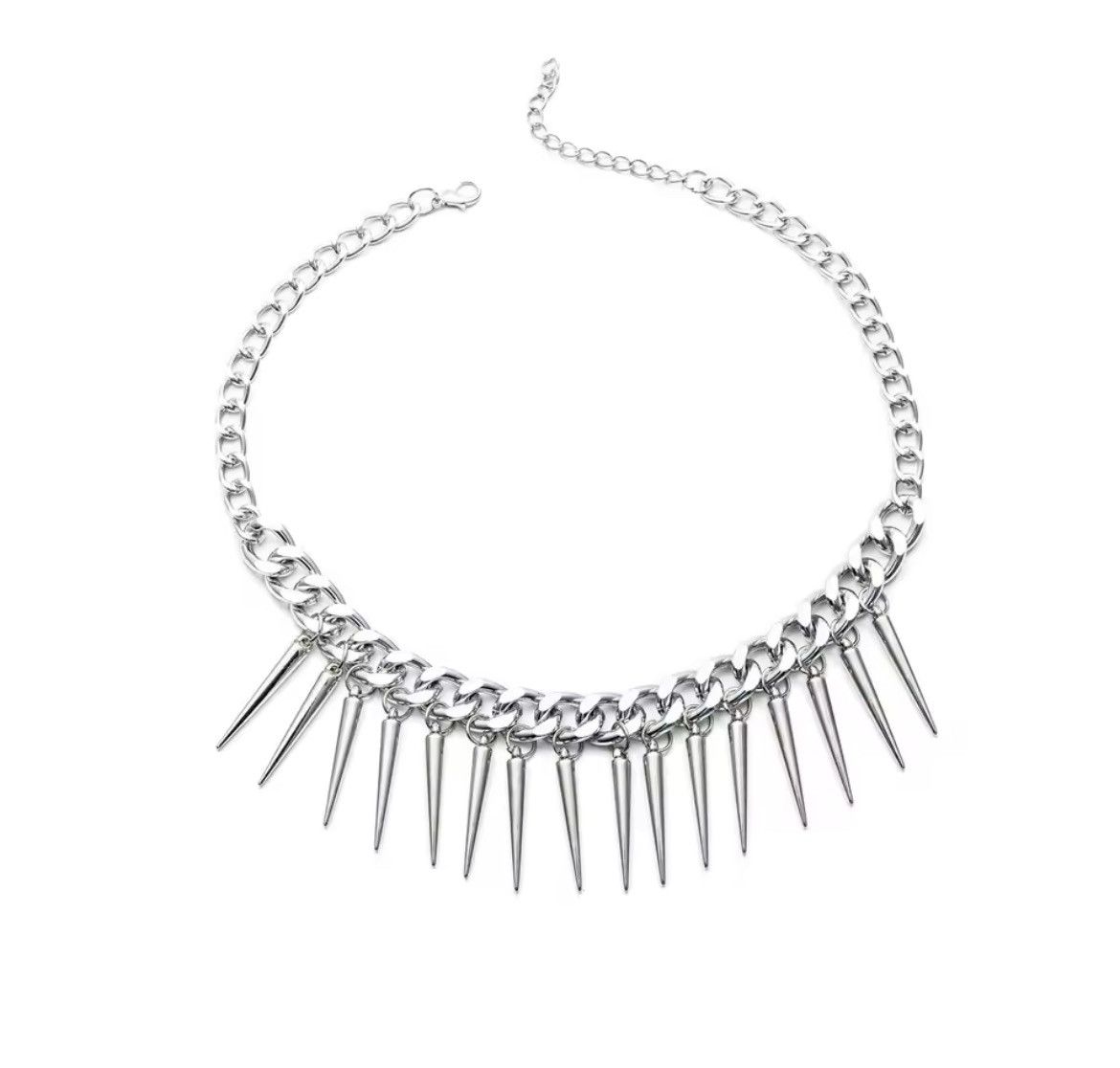 Other Spikes Charm Metal Chain Necklace Size ONE SIZE - 3 Thumbnail