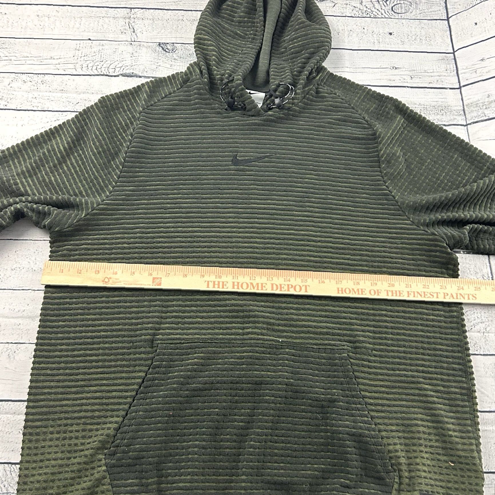 Nike Nike Pro Therma Fit Advance Hoodie Mens Large Green Pullover Jacket Size US L / EU 52-54 / 3 - 4 Thumbnail