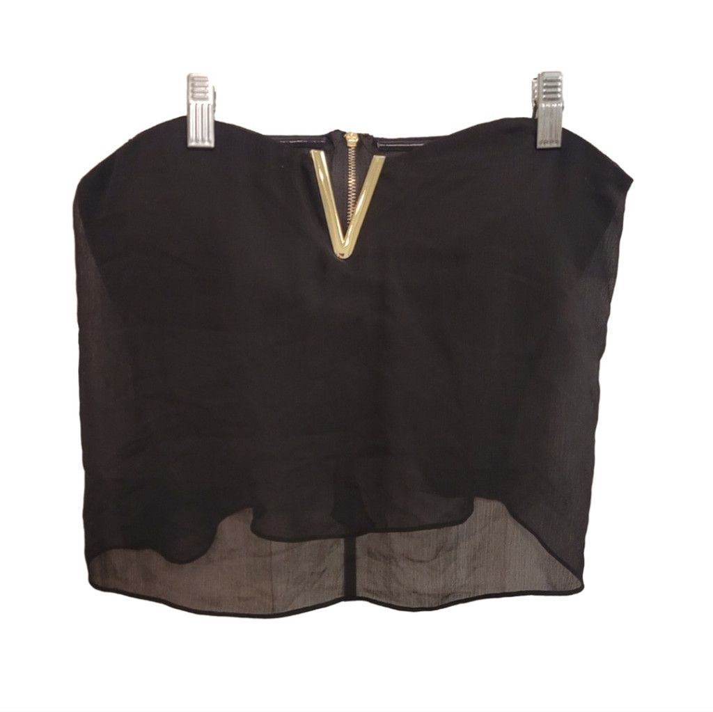 Guess NWT G by Guess Annabelle Notched Strapless Top Size M / US 6-8 / IT 42-44 - 1 Thumbnail