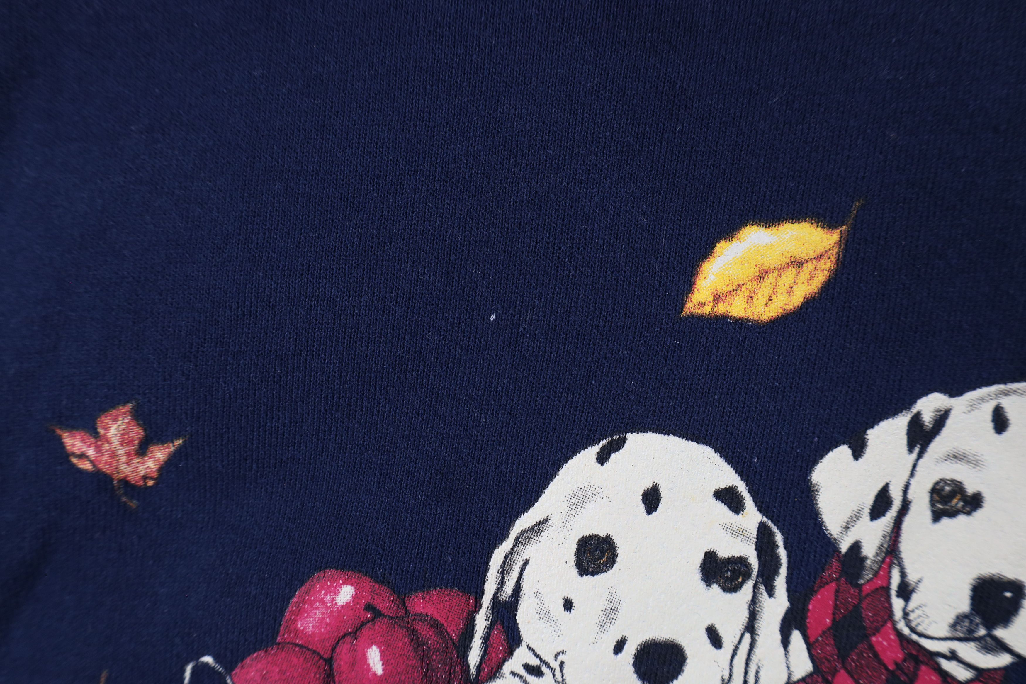 Vintage Vintage 90s Apple Orchard Dalmatian Dog Puppy Sweatshirt Size XL / US 12-14 / IT 48-50 - 6 Thumbnail