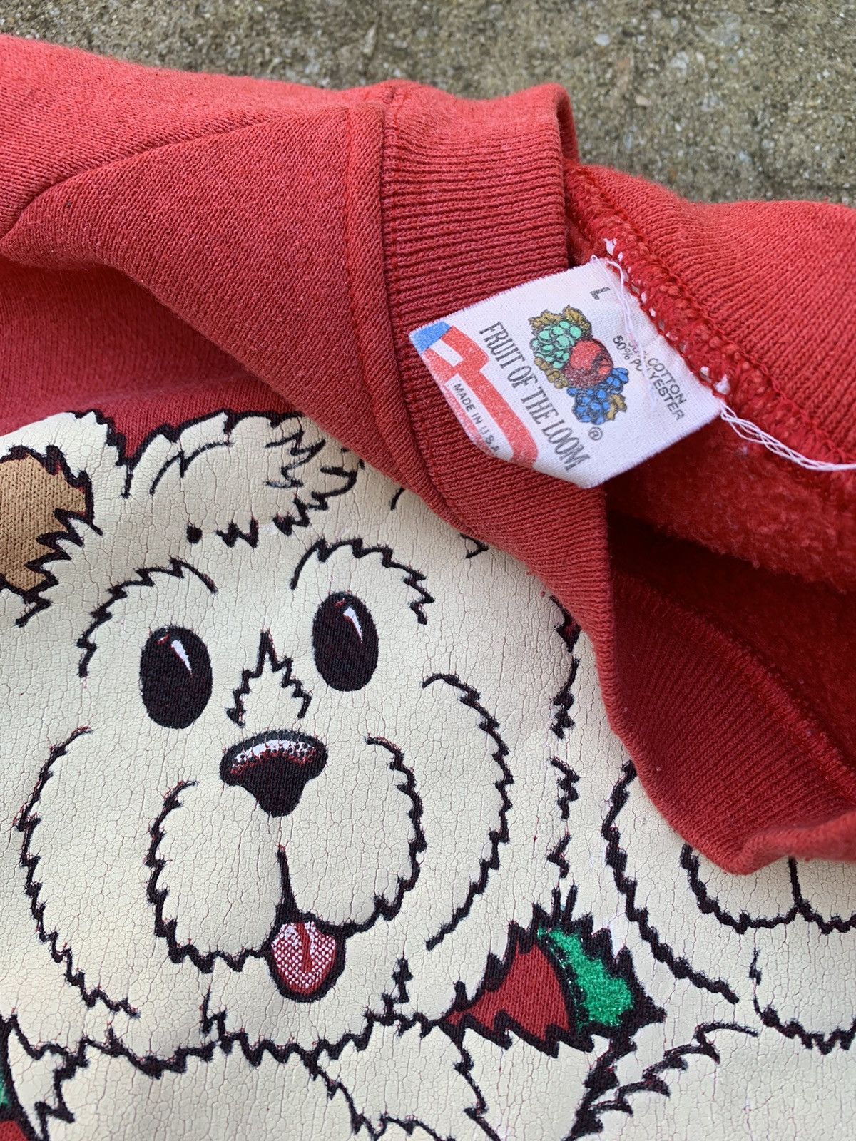 Fruit Of The Loom Vintage 1989 Bear Sweatshirt Size US L / EU 52-54 / 3 - 3 Thumbnail