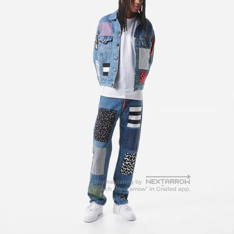 Levi's levi's x awake ny patchwork denim jacket. Size US L / EU 52-54 / 3 - 8 Thumbnail