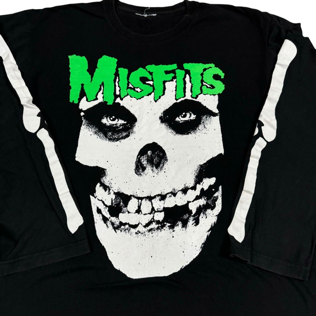 Band Tees × Misfits × Vintage Vintage Misfits Punk Rock Band Big Skull Logo Album Tee Size US XL / EU 56 / 4 - 2 Thumbnail