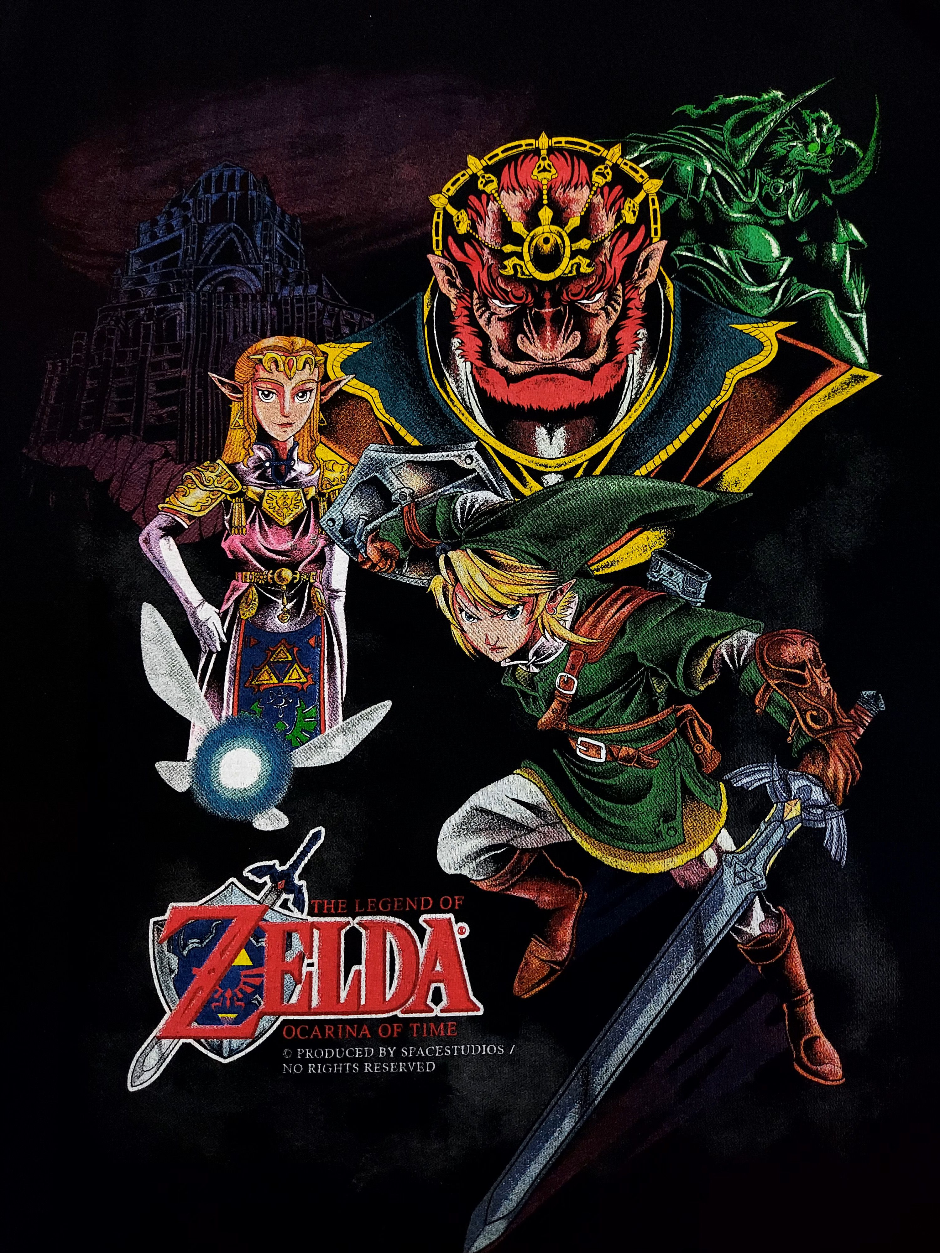 Anime × Nintendo 💥The Legend Of Zelda Ocarina Of Time T Shirt Size US XL / EU 56 / 4 - 1 Thumbnail