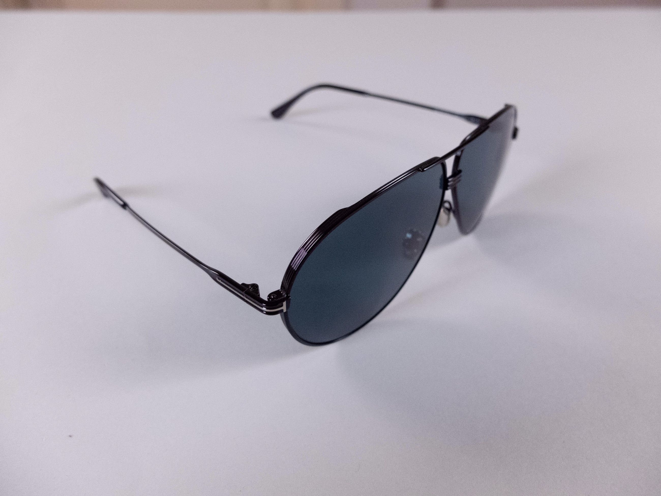 Tom Ford TOM FORD Jet black aviator pilot sunglasses UV protect. 64mm Size ONE SIZE - 3 Thumbnail