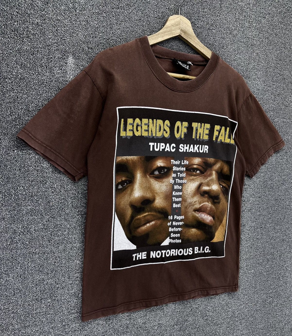 Band Tees Vintage Tupac Shakur x The Notorious Big Rapp Tees T Shirts Size US M / EU 48-50 / 2 - 2 Thumbnail