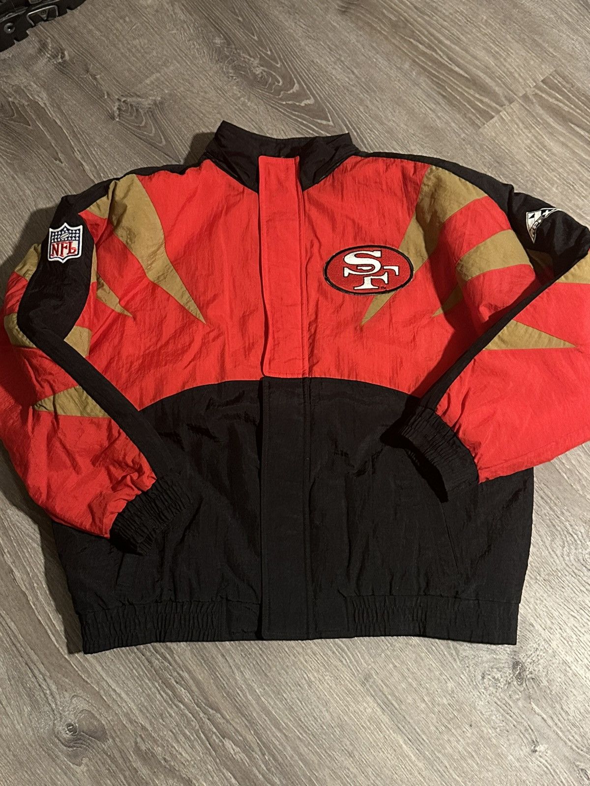 Vintage Vintage San Francisco 49ers Jacket Red NFL Pro Line Apex One Size US L / EU 52-54 / 3 - 1 Thumbnail