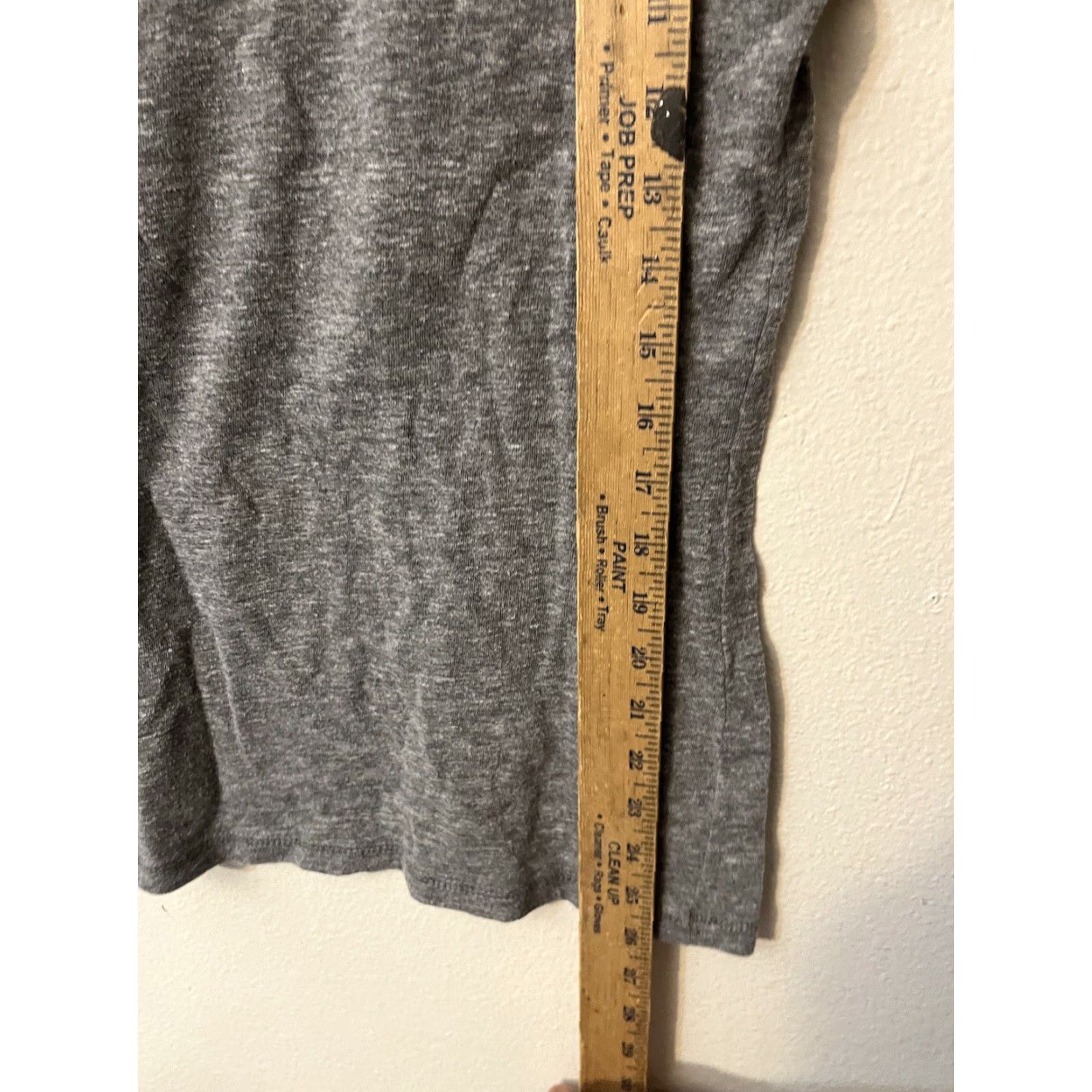 Vintage VINTAGE Genuine Merchandise Women's Athletic Cotton V-Neck T-Shirt XL Gray Size 16 Size XL / US 12-14 / IT 48-50 - 5 Thumbnail