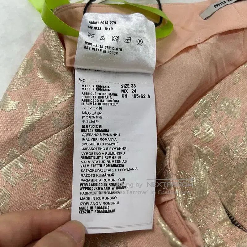 Miu Miu Miu Miu Pink Cotton Summer Shorts . Size 28" / US 6 / IT 42 - 4 Thumbnail