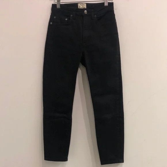 image of Acne Studios Patti Stay Black Skinny Jeans, Women's (Size 26)