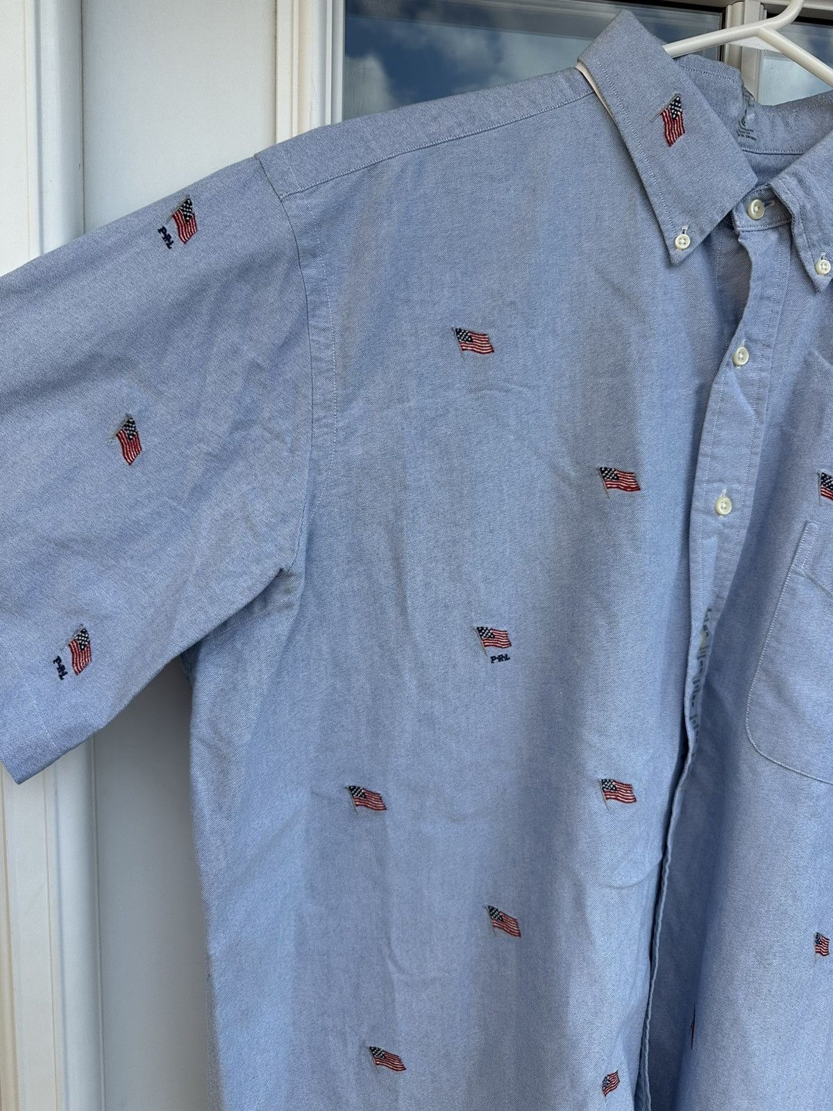 Polo Ralph Lauren × Ralph Lauren Polo Ralph Lauren USA Flag Logo Monogram shirt short sleeve Size US XXL / EU 58 / 5 - 4 Thumbnail