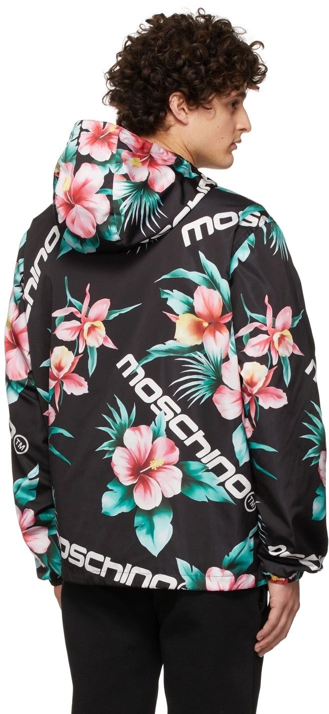Moschino o1y0225 Logo Hooded Jacket in Multicolor Size US S / EU 44-46 / 1 - 3 Thumbnail