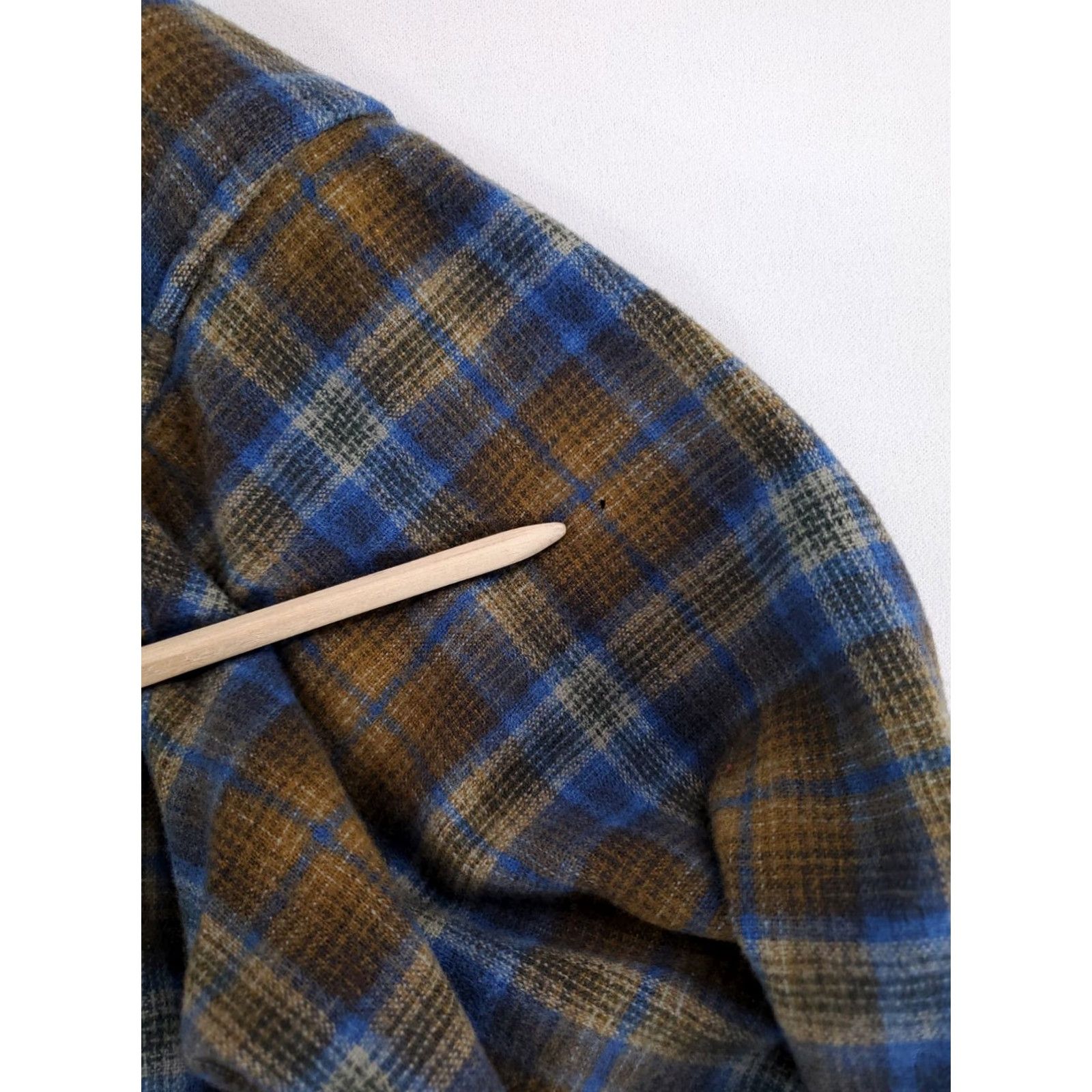 Pendleton Pendleton Lodge Shirt Plaid Button-Up Long Sleeve Mens M Blue Green Size US M / EU 48-50 / 2 - 4 Thumbnail