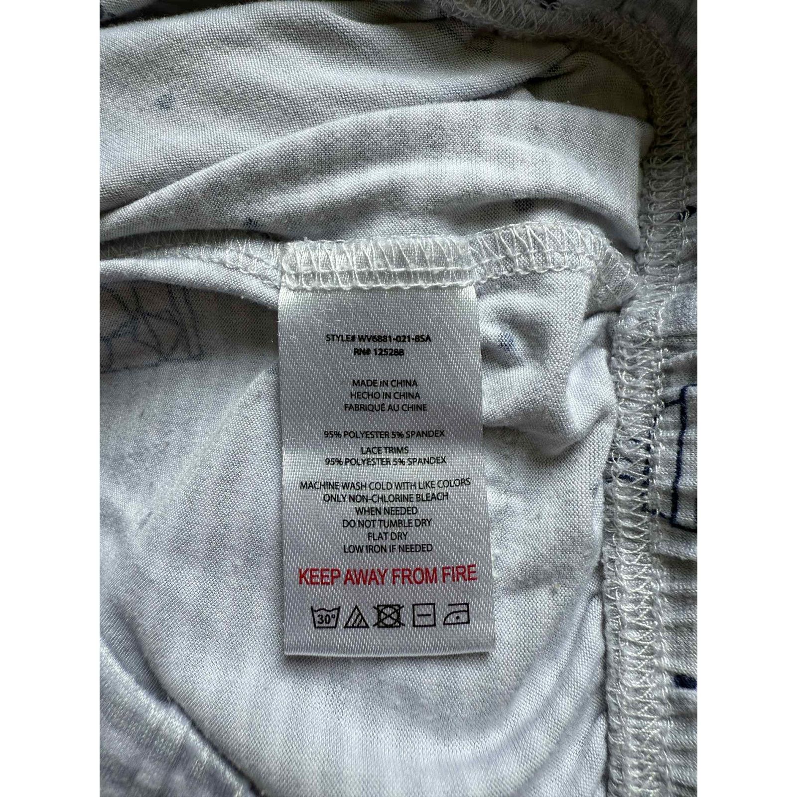 Life is Good Life is Good Sleep Polka Dot Milk Teas Pajama Pants Gray S Size 26" / US 2 / IT 38 - 7 Thumbnail