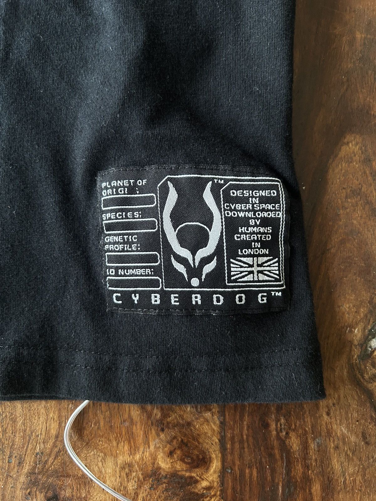 Fotus Vintage 00s Cyberdog LED Screen Baby Tee Black T-Shirt Size XXS / US 00 / IT 34 - 6 Thumbnail